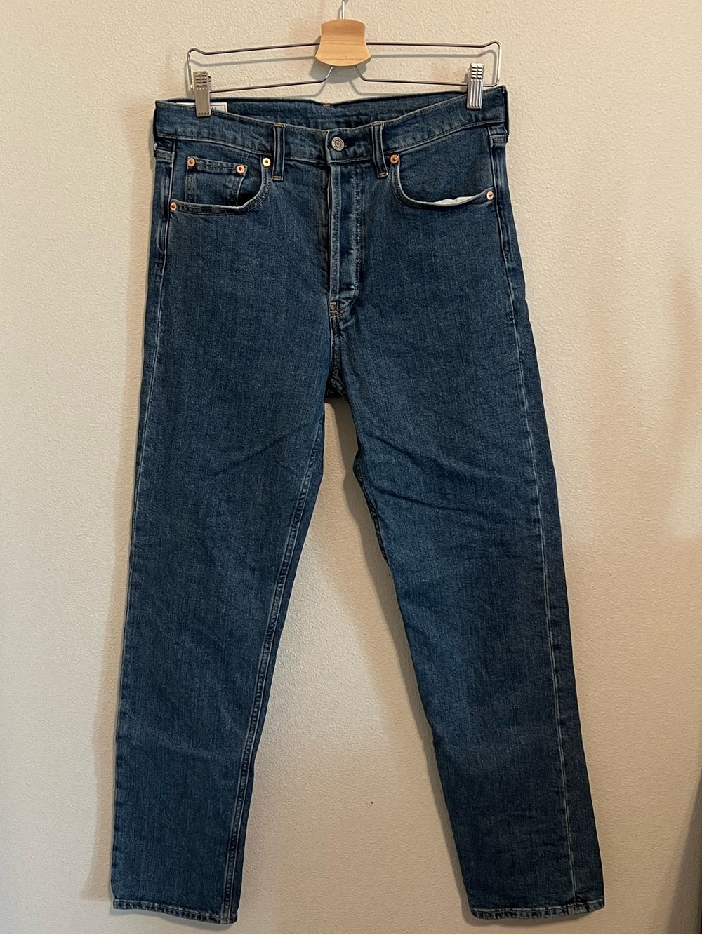 Gap High Rise Cheeky Straight Jeans Blue Waist 29